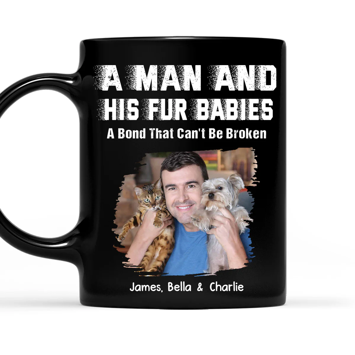 Me And My Pet Together Forever Photo - Personalized Custom Coffee Mug