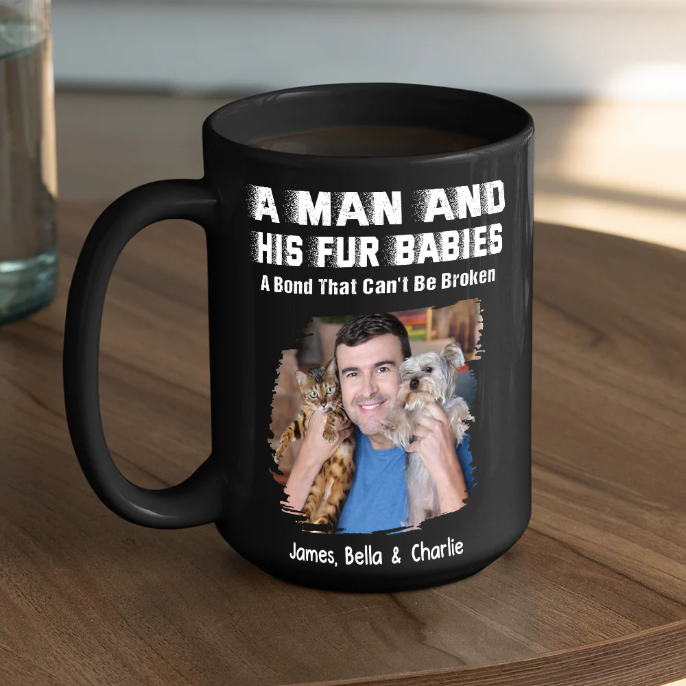 Me And My Pet Together Forever Photo - Personalized Custom Coffee Mug - Image 3