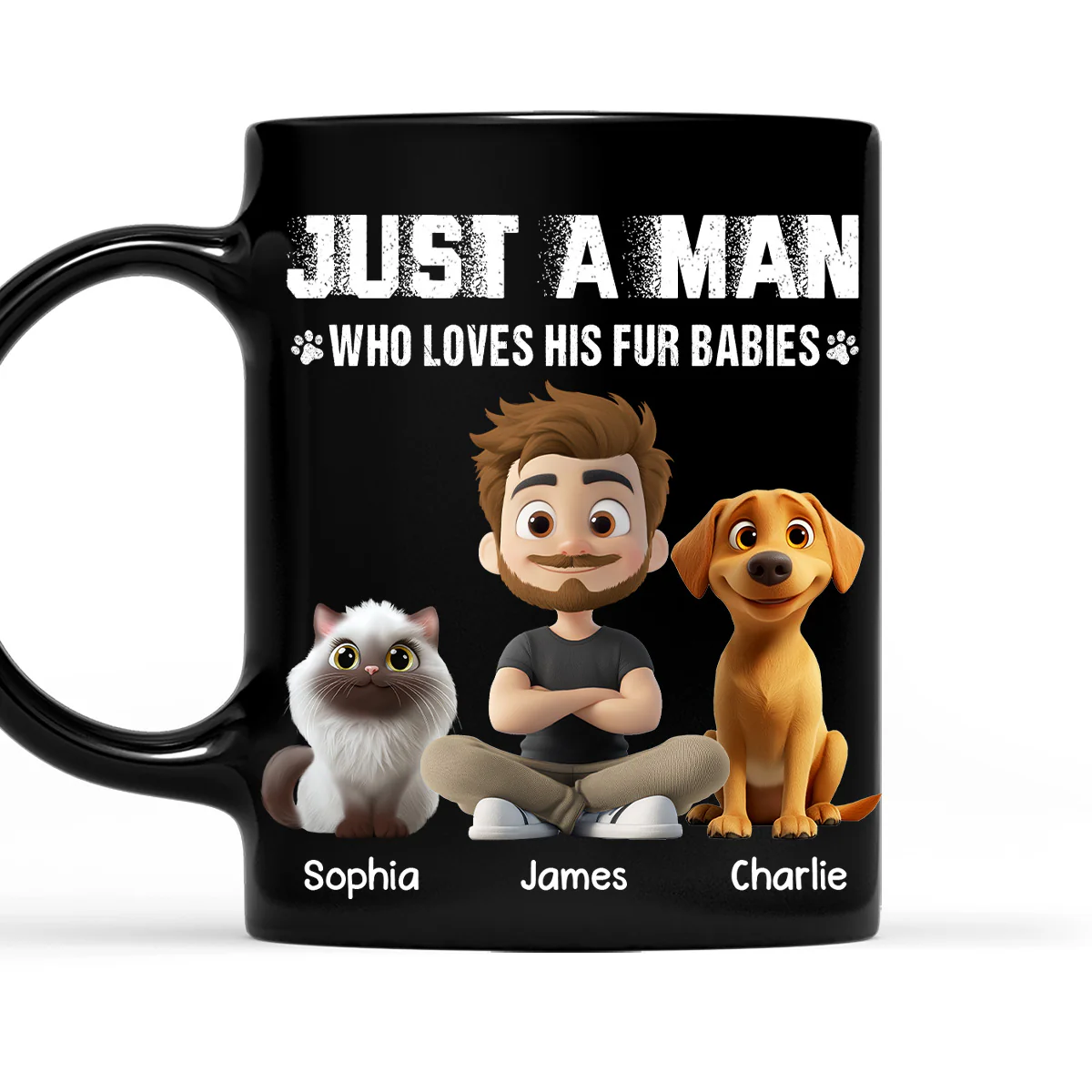 Me And My Pet Together - Personalized Custom Coffee Mug