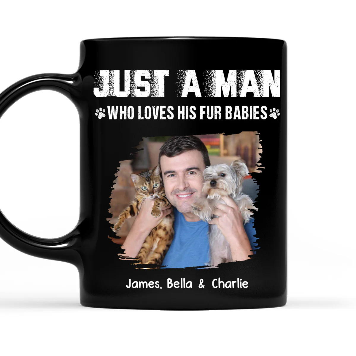 Me And My Pet Together Photo - Personalized Custom Coffee Mug