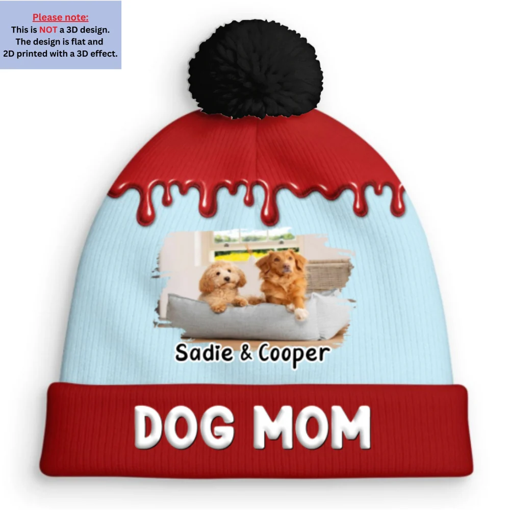 Melting In You Photo - Personalized Custom 3D Effect Bobble Beanie Hat - Image 5