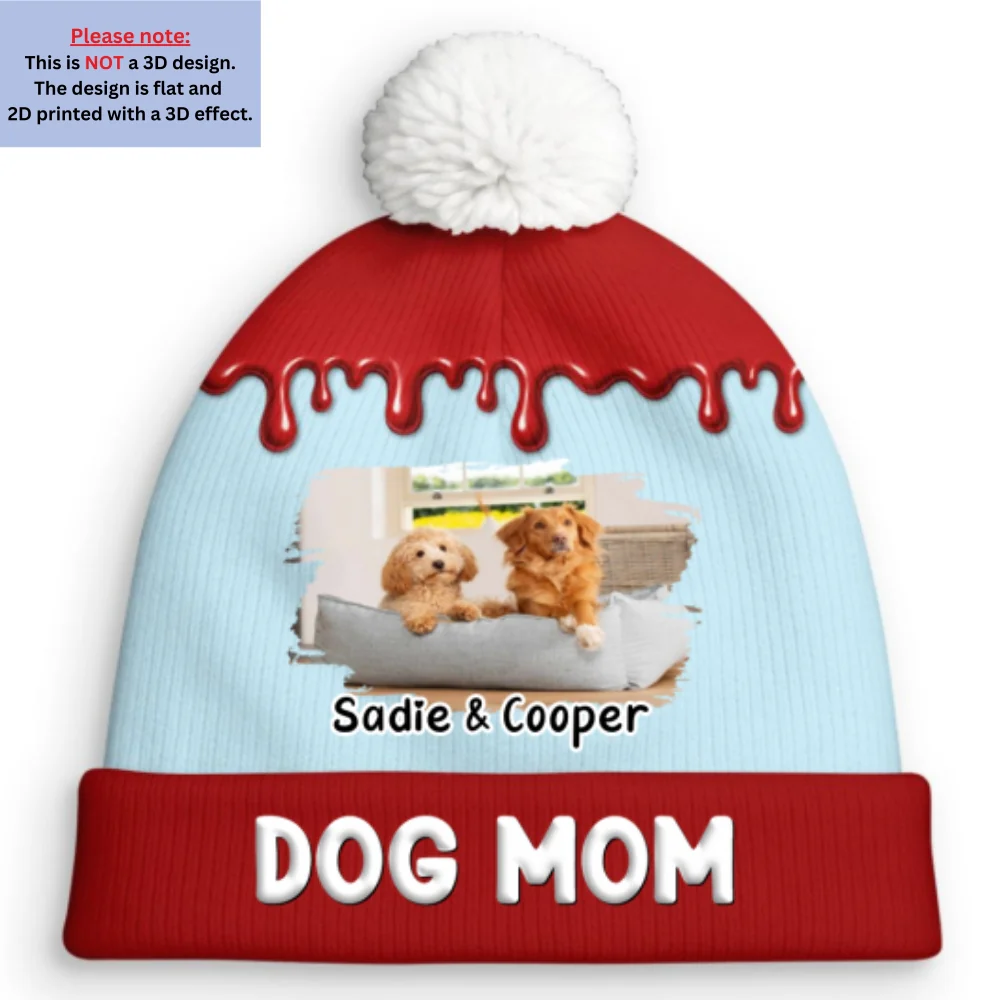 Melting In You Photo - Personalized Custom 3D Effect Bobble Beanie Hat - Image 6