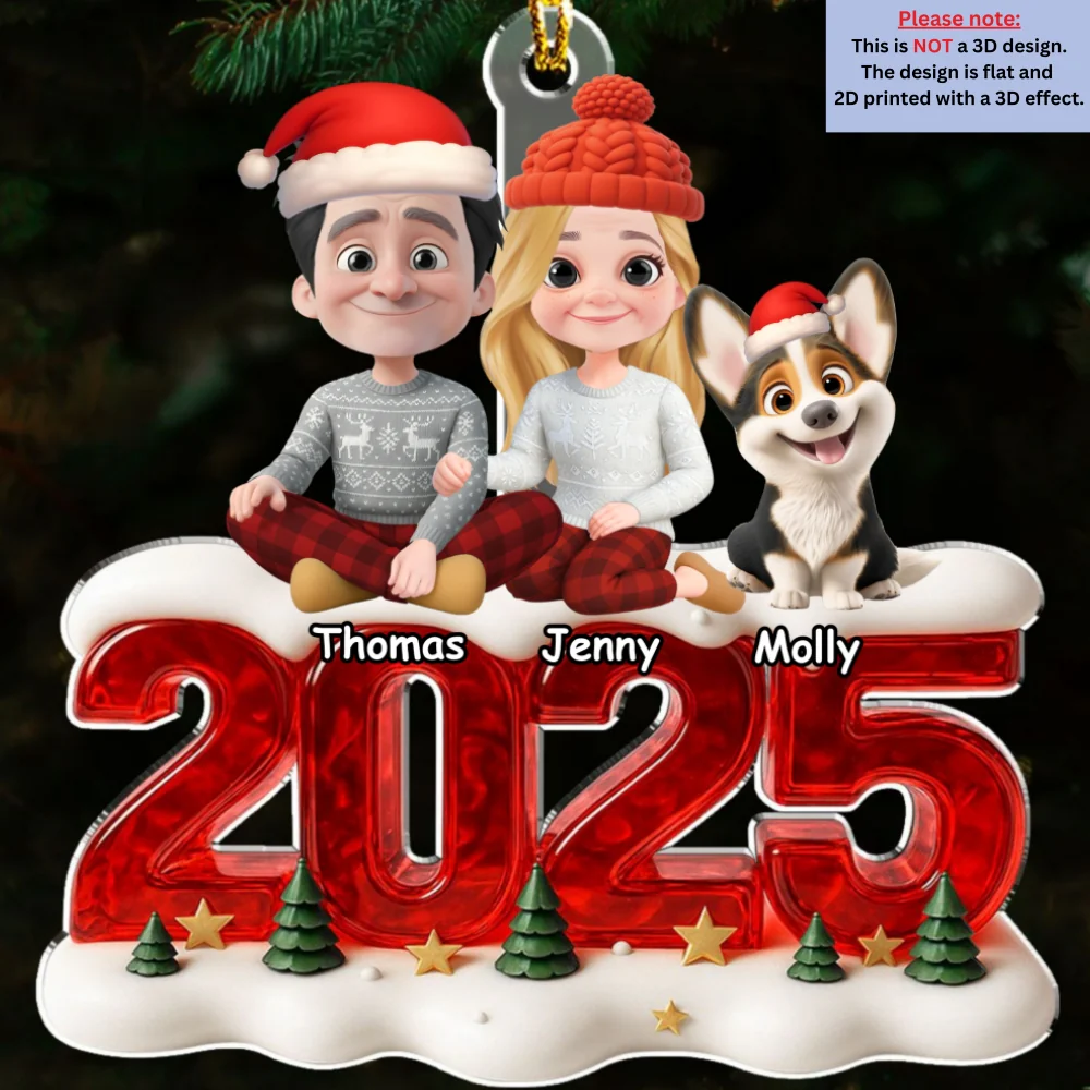 Memorable Year - Personalized Custom Acrylic Ornament - Image 6