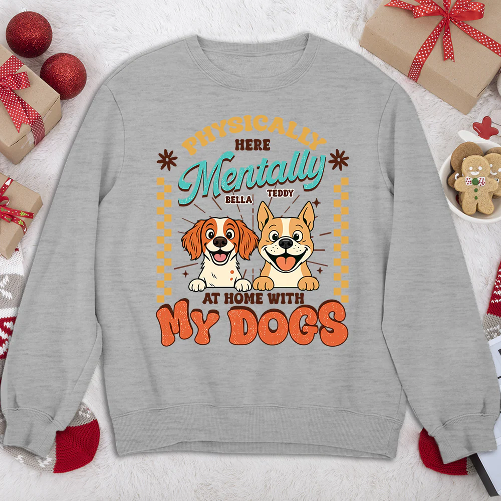 Mentally At Home - Personalized Custom Sweatshirt - Image 3