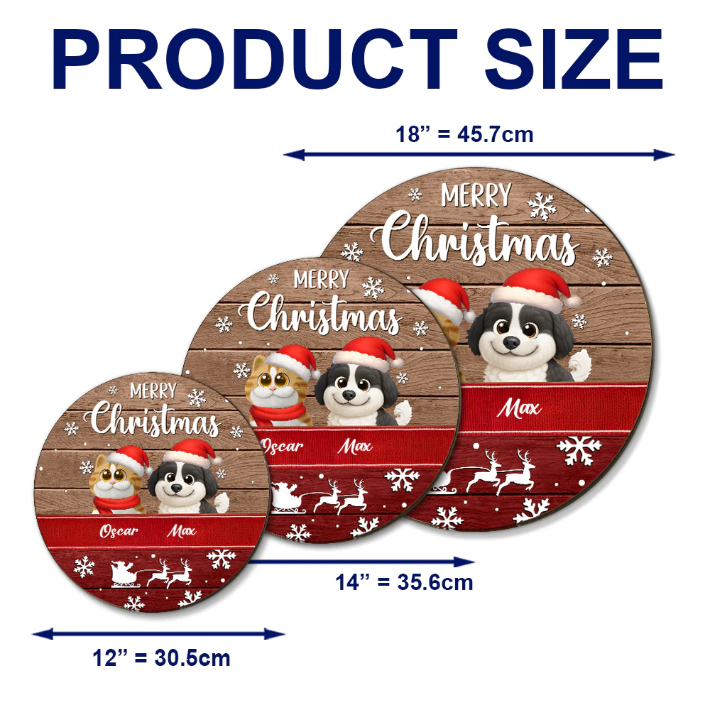 Merry Holly Day - Personalized Custom Wood Sign - Image 5