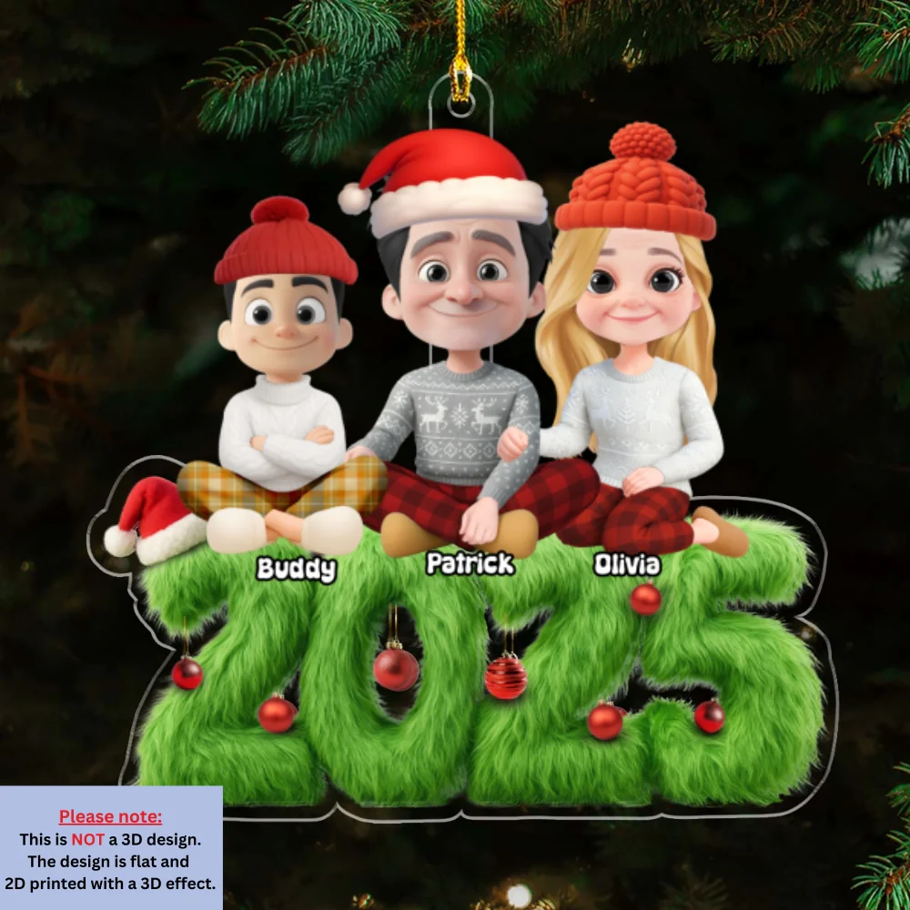 Merry Moments - Personalized Custom Acrylic Ornament - Image 7