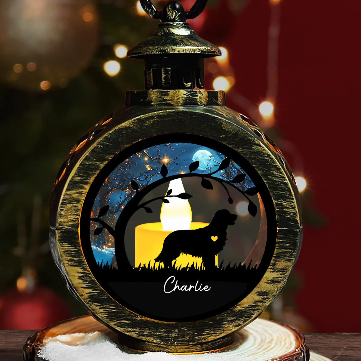 Miracle Night - Personalized Custom Christmas Lantern