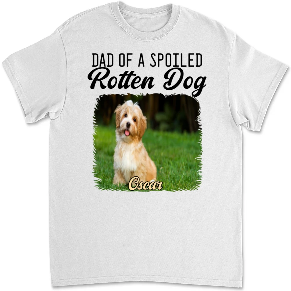 Mom Loved By Dogs Photo - Personalized Custom Unisex T-Shirt - Image 6