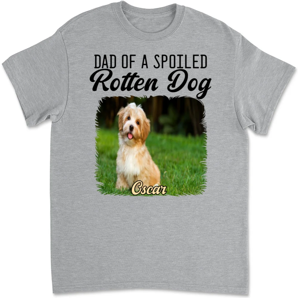 Mom Loved By Dogs Photo - Personalized Custom Unisex T-Shirt - Image 8