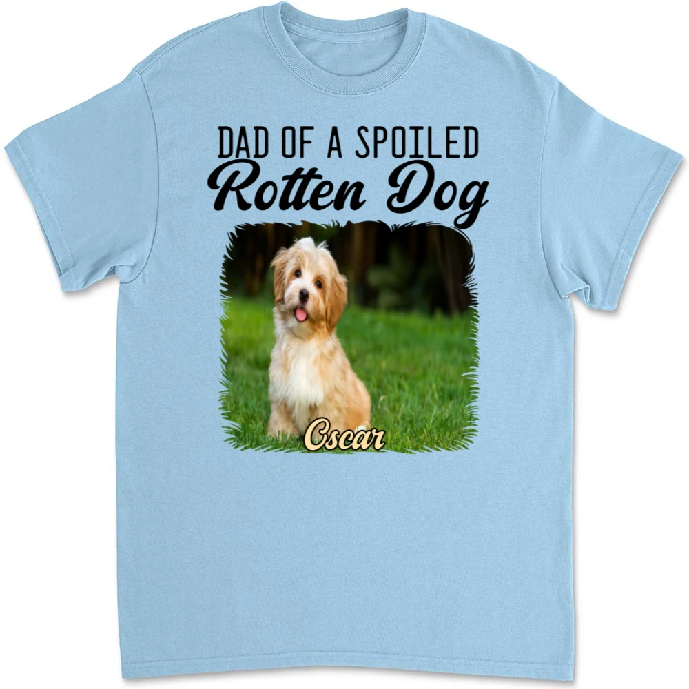 Mom Loved By Dogs Photo - Personalized Custom Unisex T-Shirt - Image 9