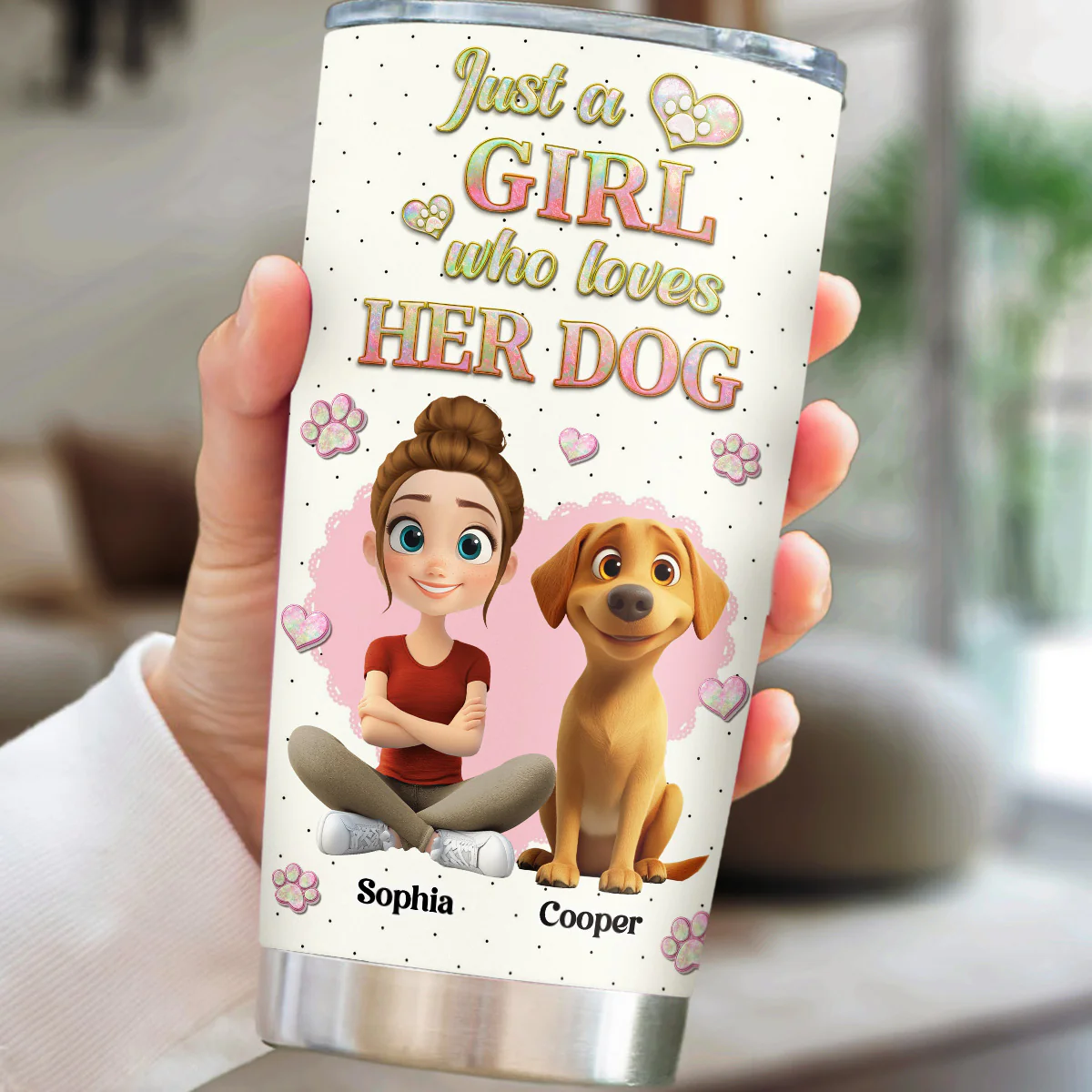 Mom Right On Point - Personalized Custom 3D Effect Tumbler - Image 2