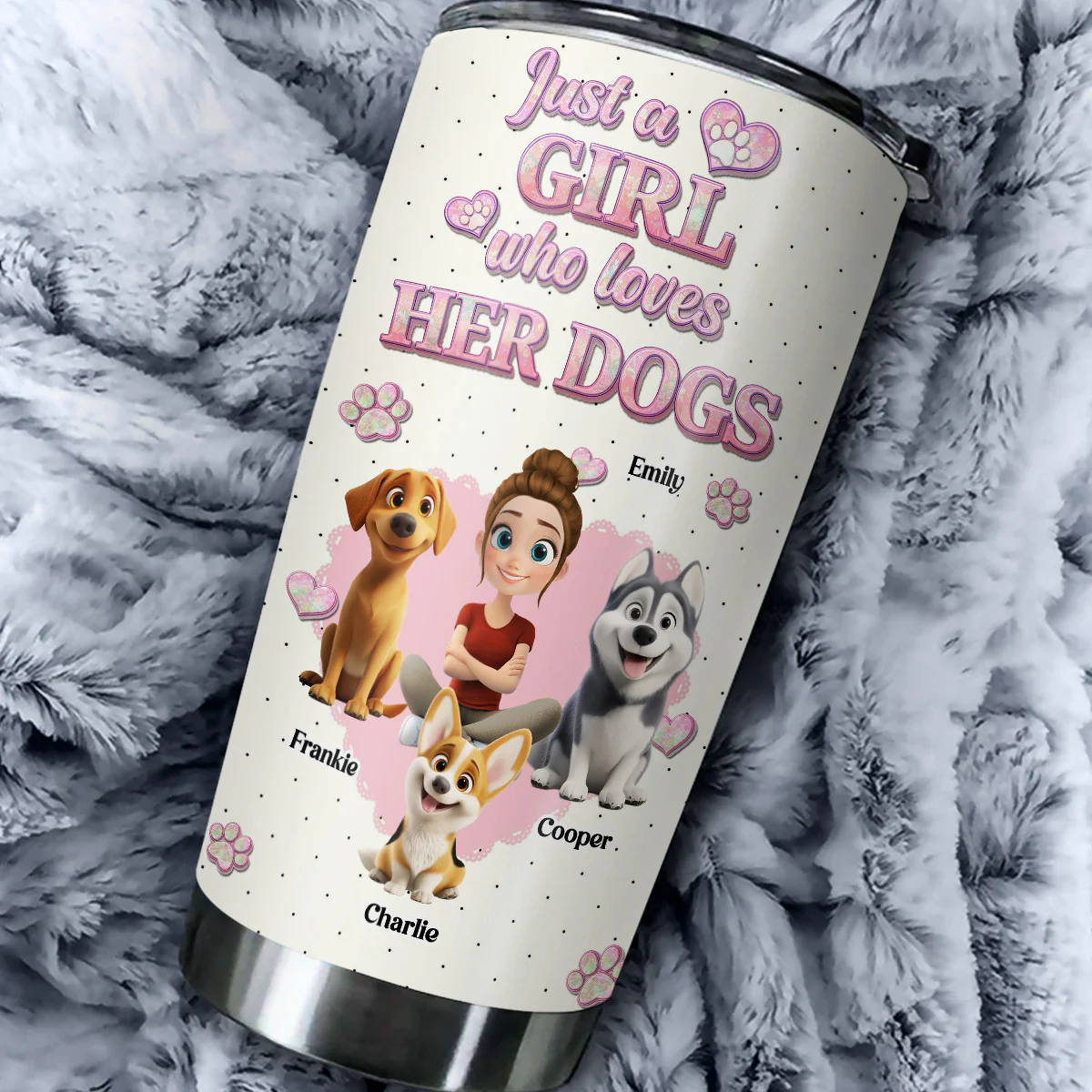 Mom Right On Point - Personalized Custom 3D Effect Tumbler - Image 4