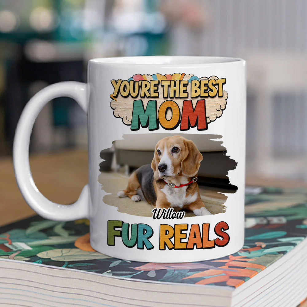 Mom To The Best Dog Photo - Personalized Custom Coffee Mug