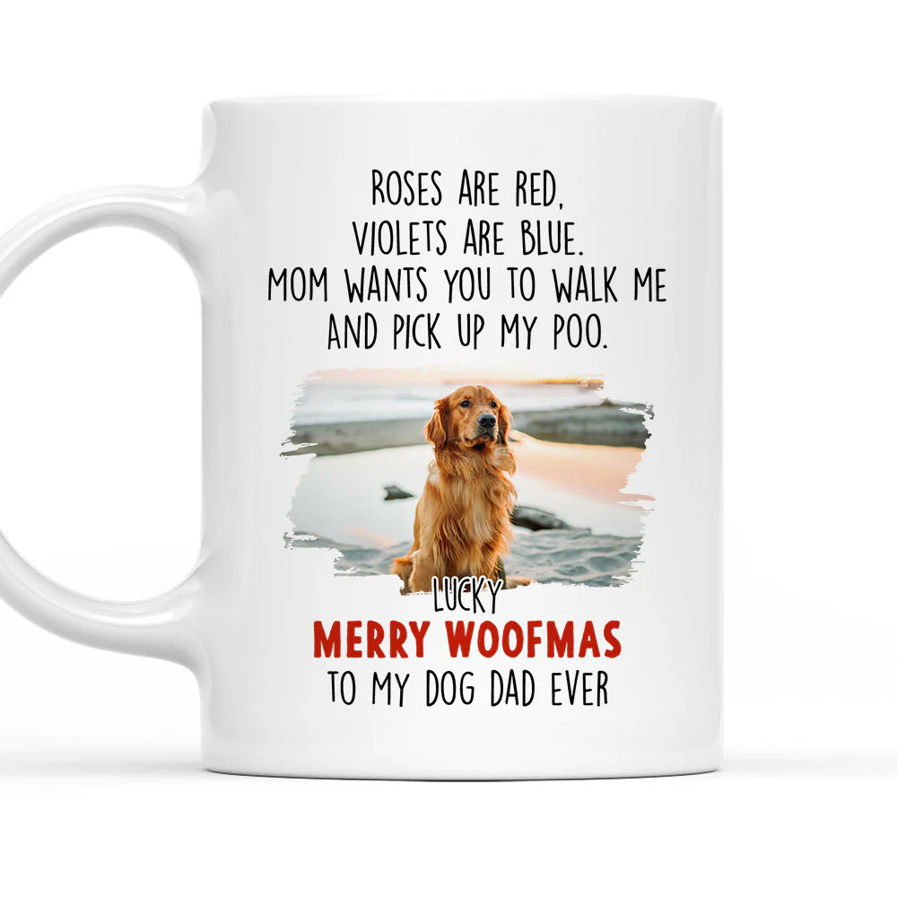 Mom Wants You To Walk Me Photo - Personalized Custom Coffee Mug
