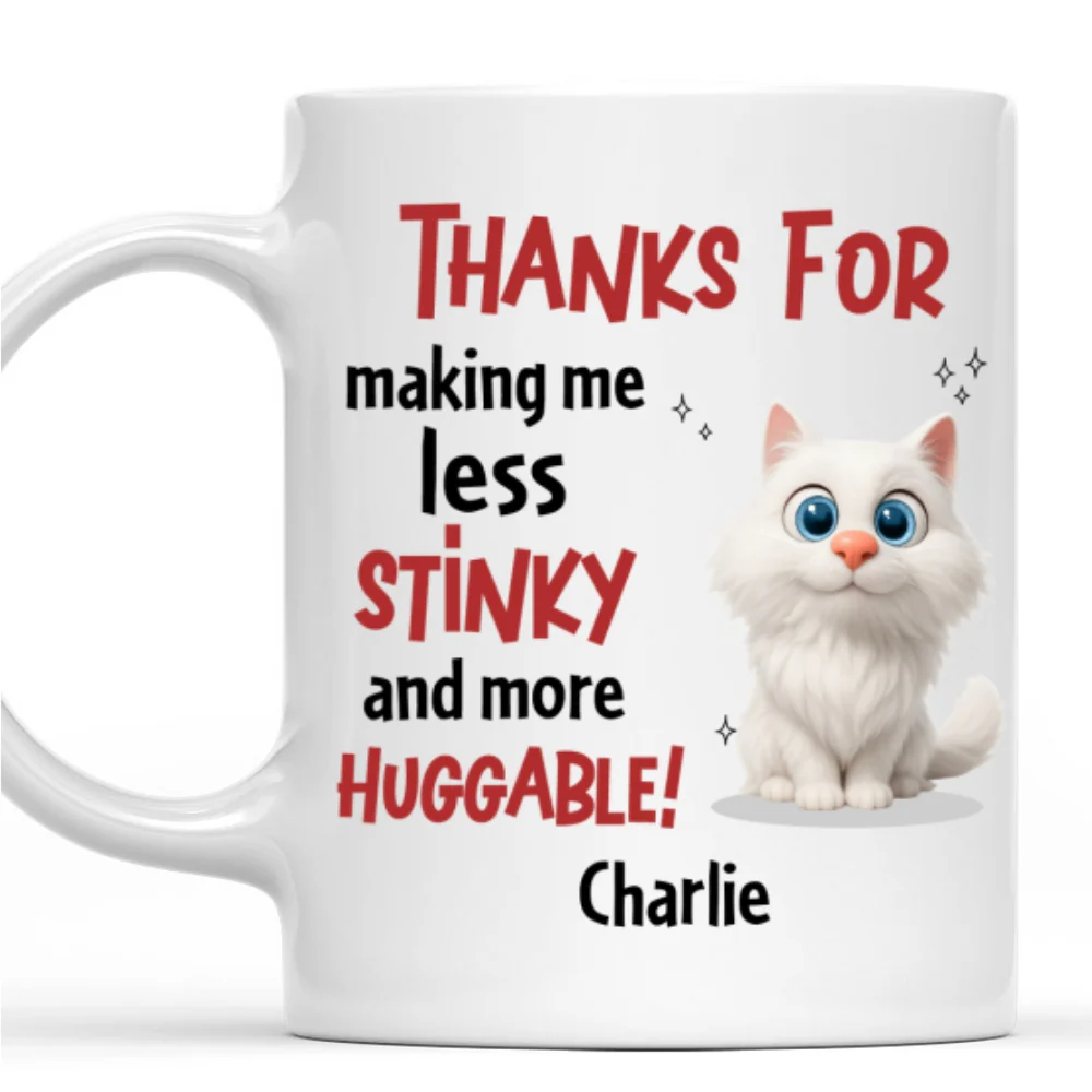 More And More Huggable Cat Ver - Personalized Custom Coffee Mug - Image 6