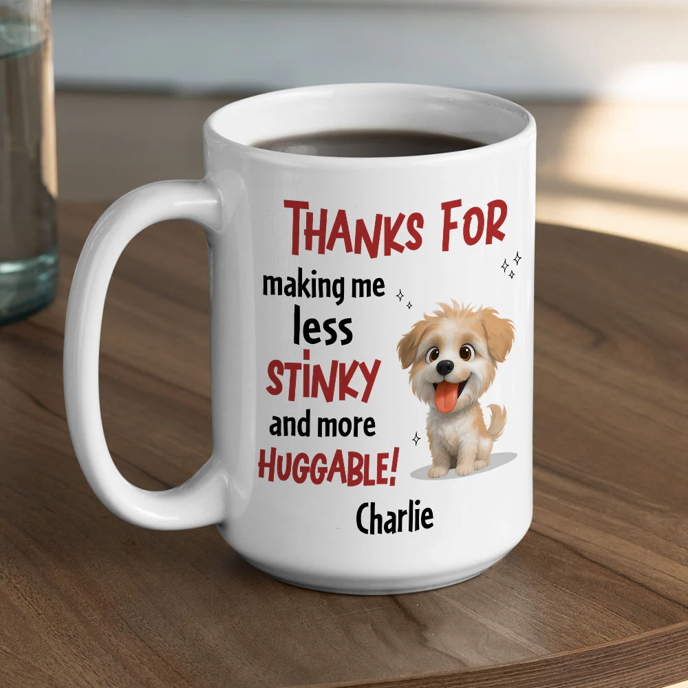 More And More Huggable Daily Ver - Personalized Custom Coffee Mug - Image 5