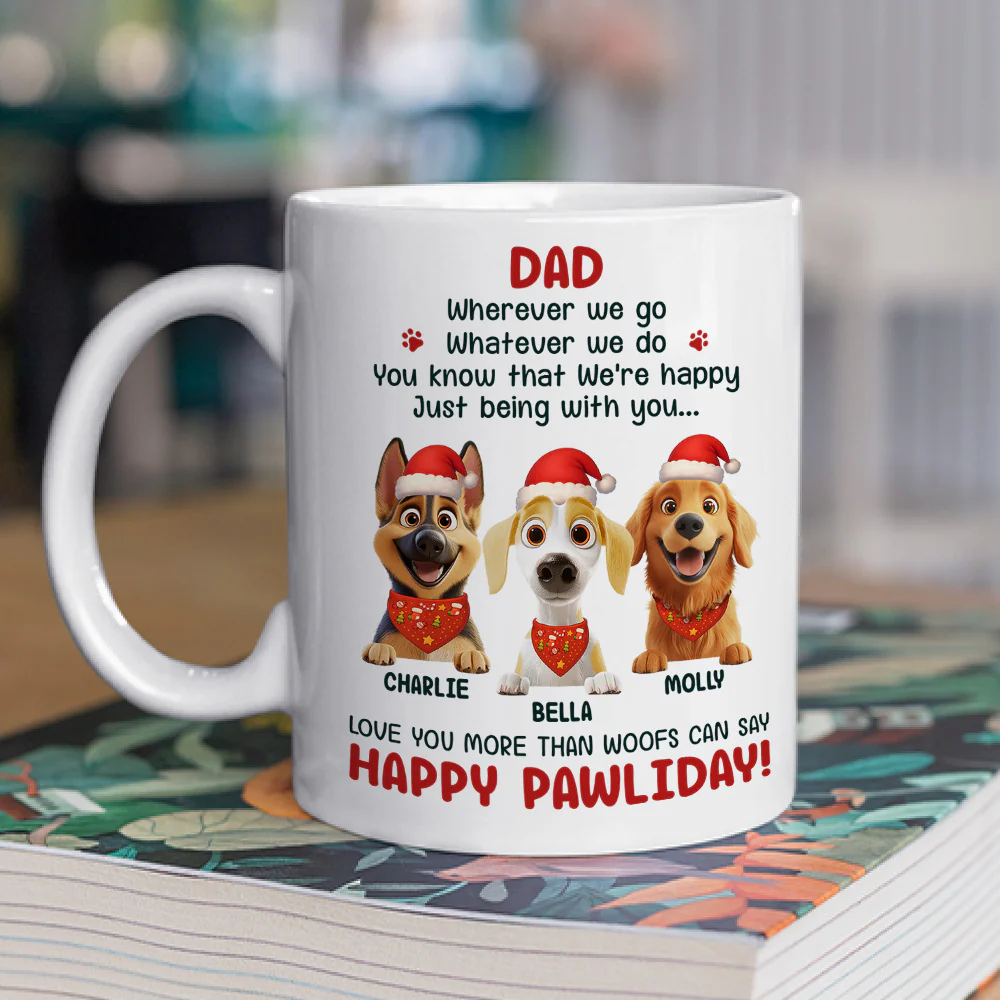 More Than Woofs Can Say - Personalized Custom Coffee Mug - Image 2