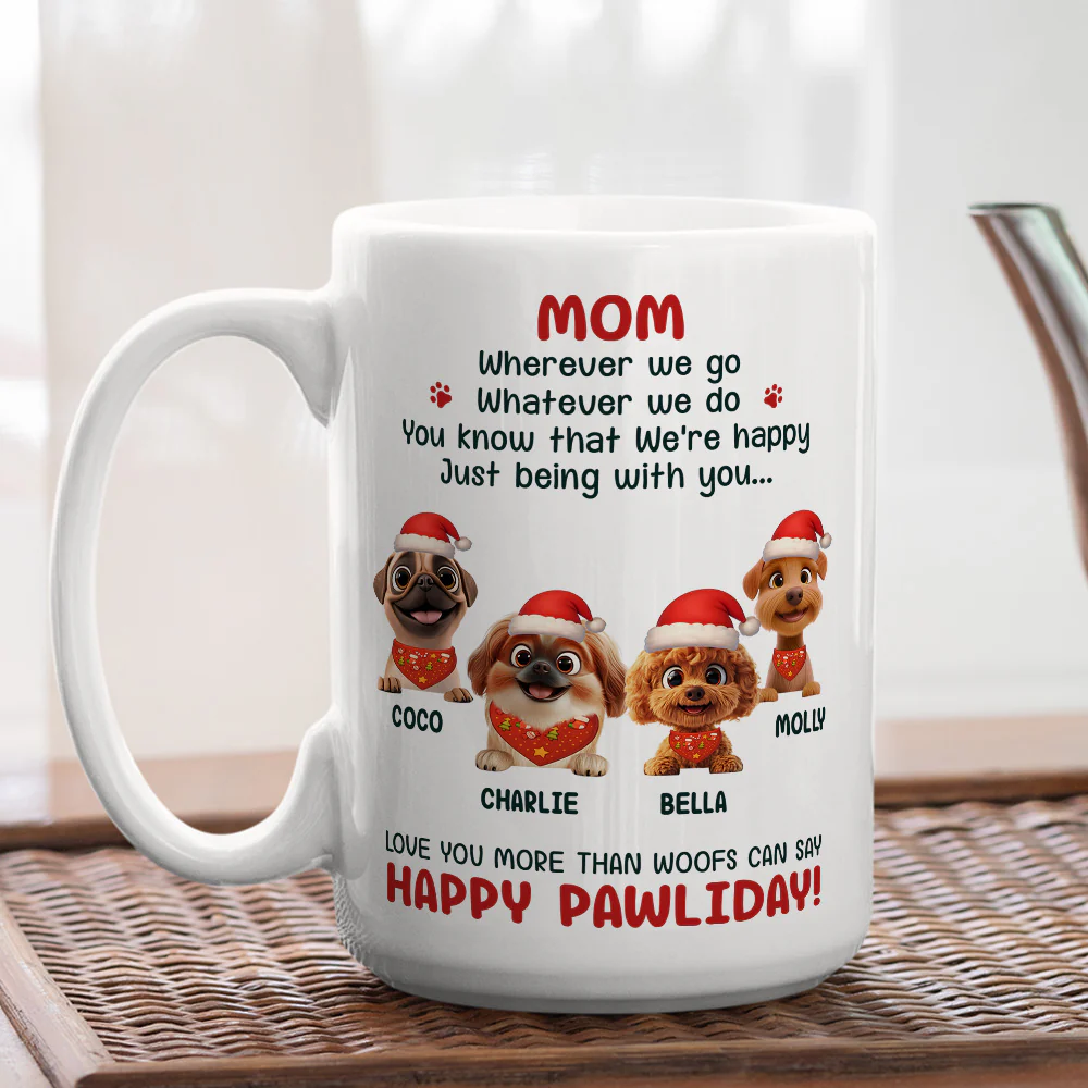 More Than Woofs Can Say - Personalized Custom Coffee Mug - Image 4