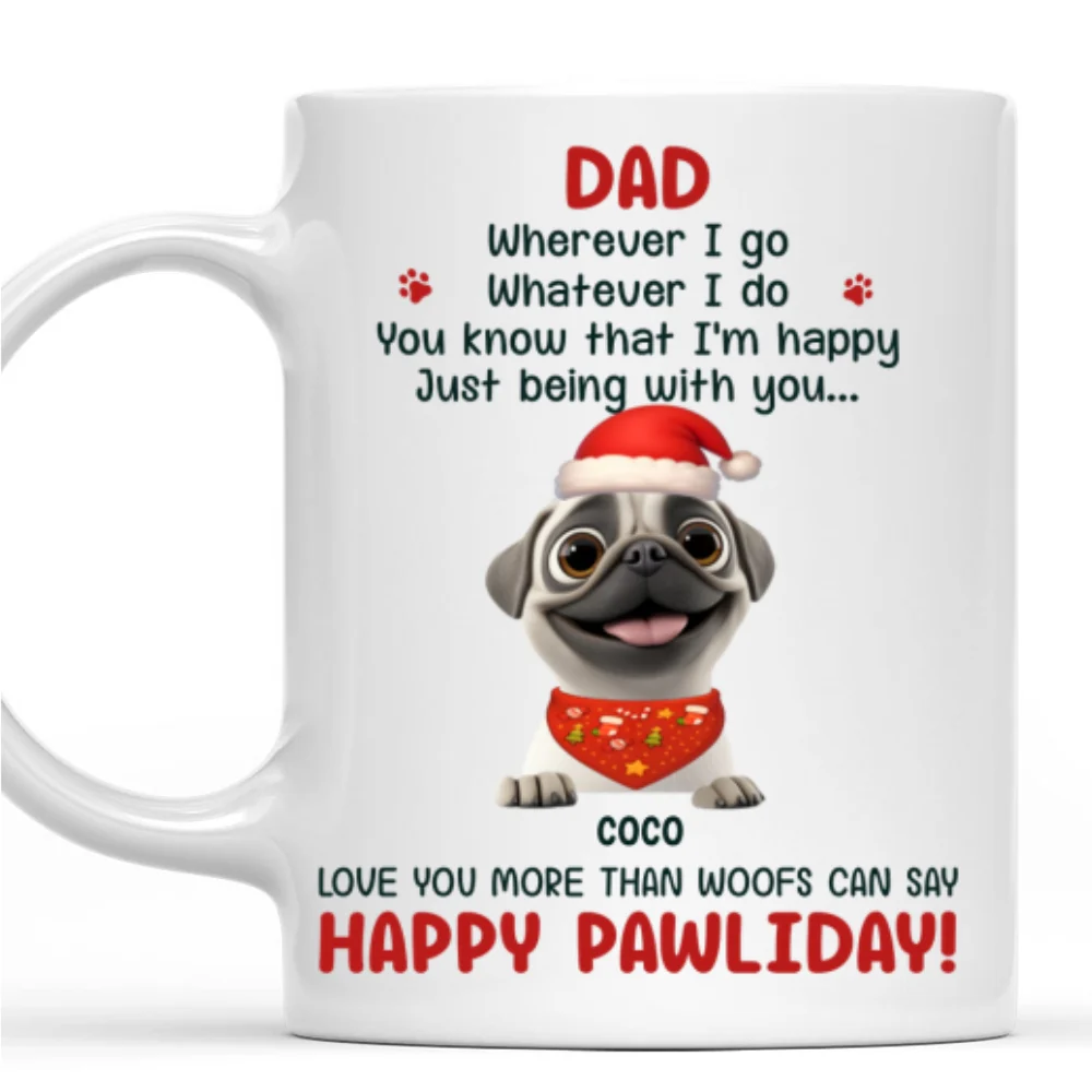 More Than Woofs Can Say - Personalized Custom Coffee Mug - Image 6