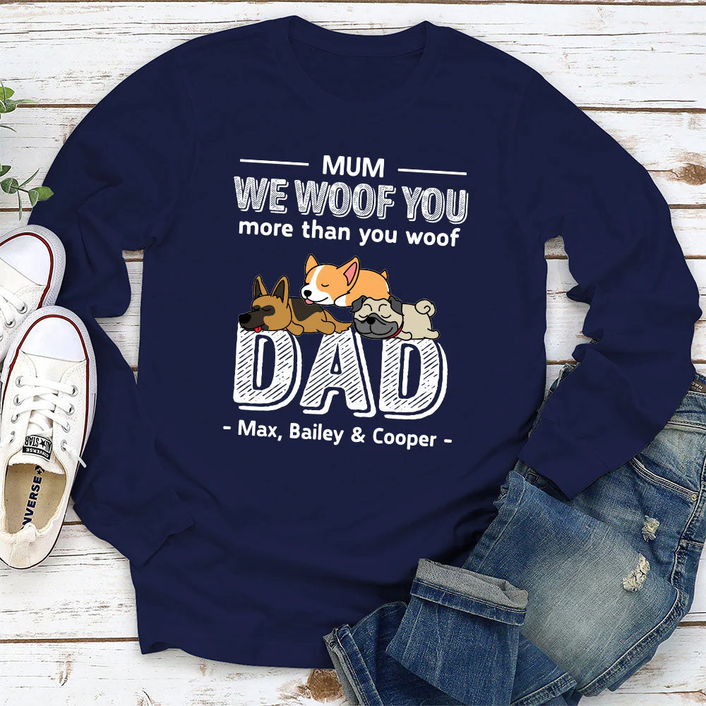 More Than You - Personalized Custom Long Sleeve T-shirt - Image 3