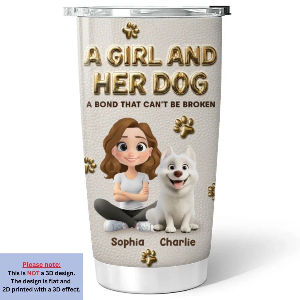 Mother Of Dogs - Personalized Custom Tumbler - Image 5