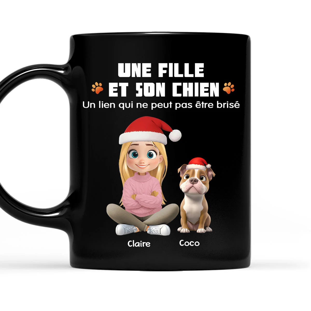 Mug personnalisé - Humain et son chien
