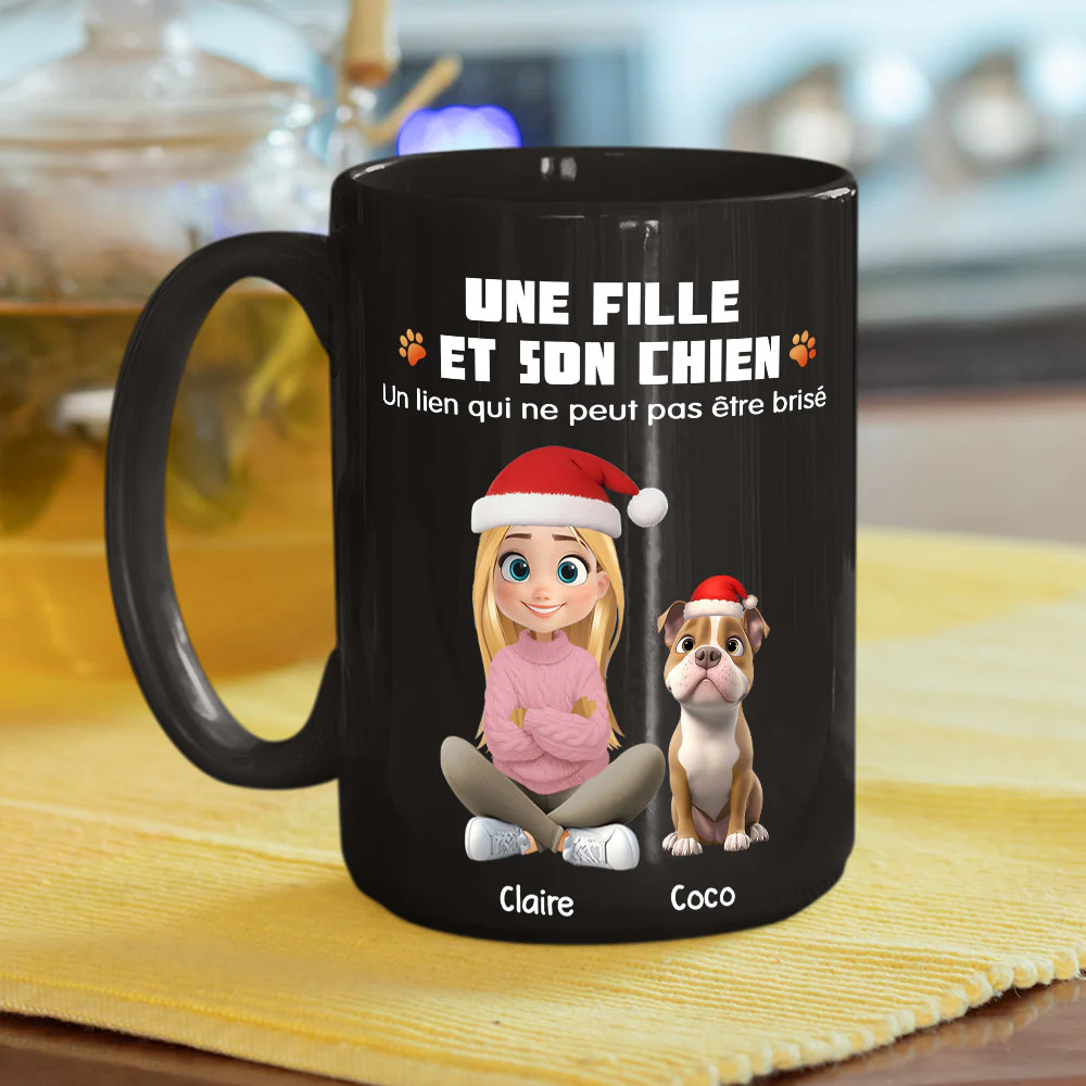 Mug personnalisé - Humain et son chien - Image 5