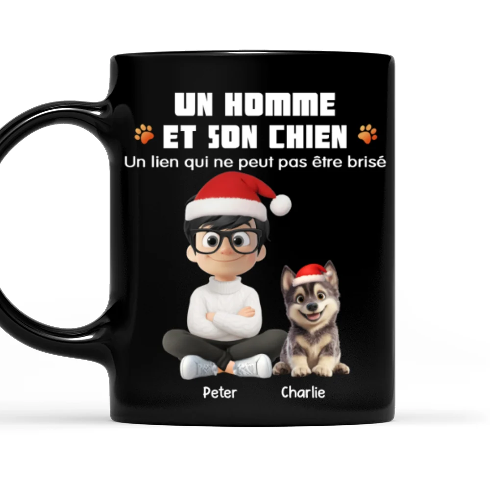 Mug personnalisé - Humain et son chien - Image 7