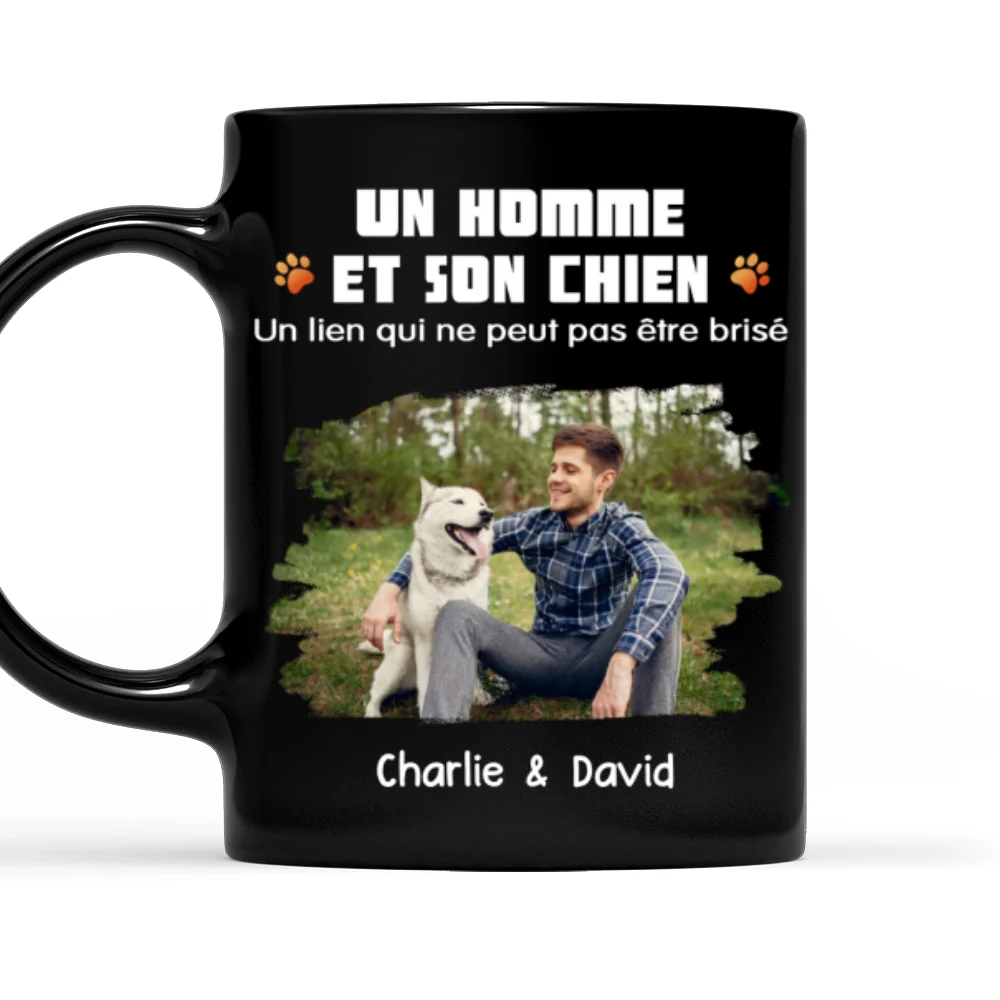 Mug personnalisé – Humain et son chien photo - Image 6
