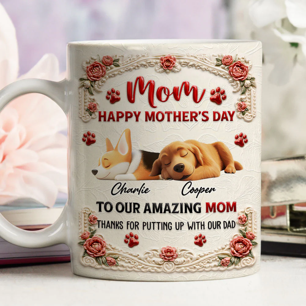 My Amazing Mom - Personalized Custom 3D Inflated Effect Mug - Image 5