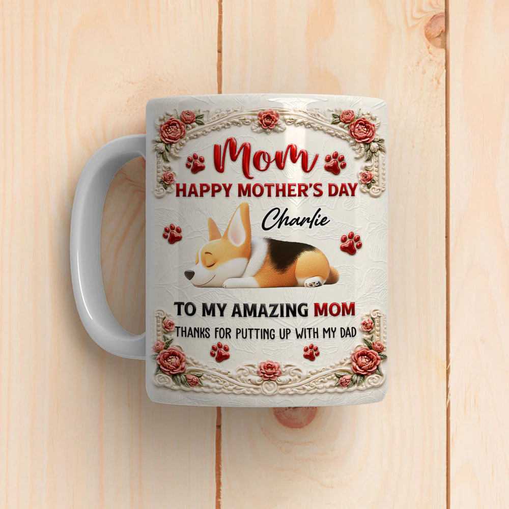 My Amazing Mom - Personalized Custom 3D Inflated Effect Mug - Image 6