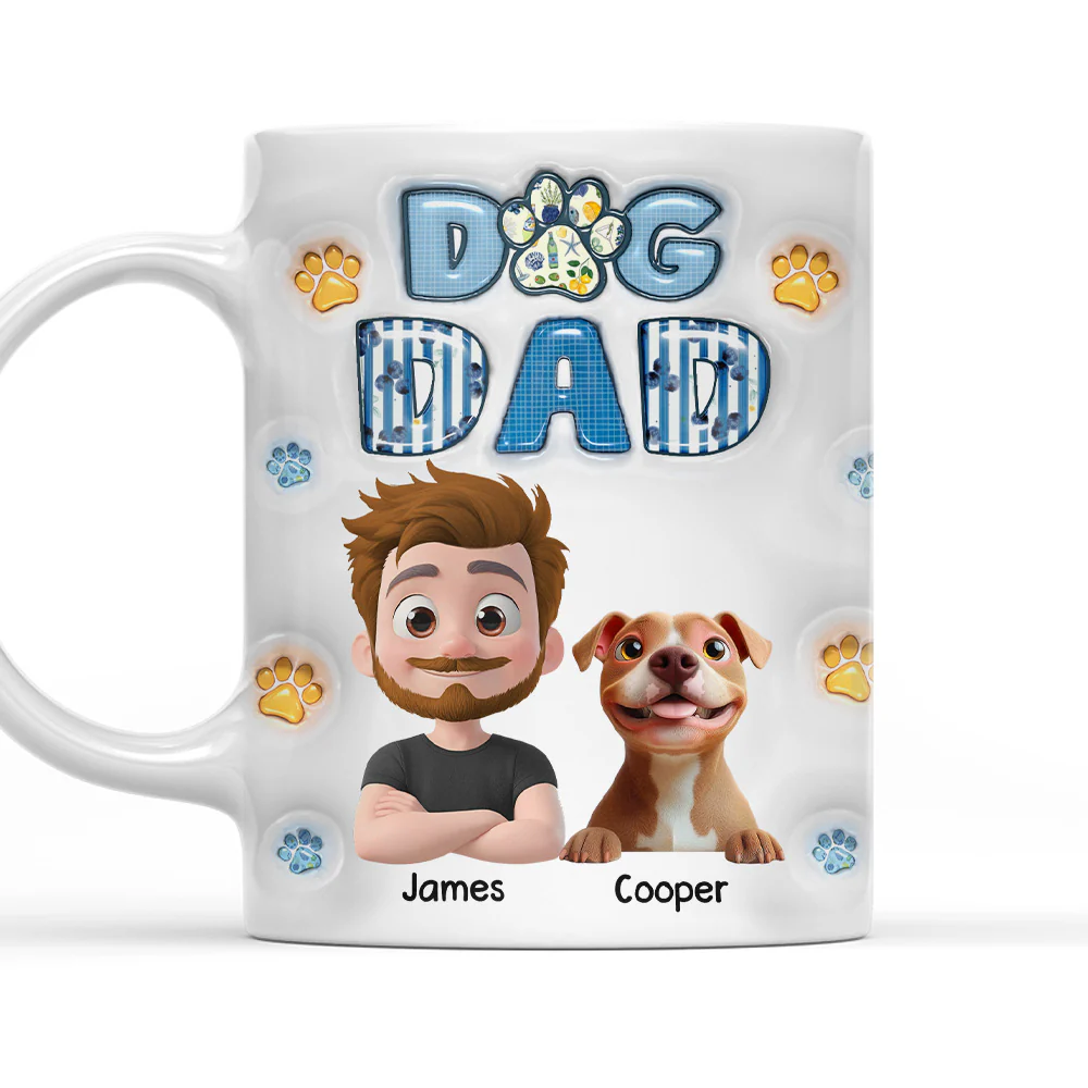 My Baby On Top Of All - Personalized Custom 3D Inflated Effect Mug
