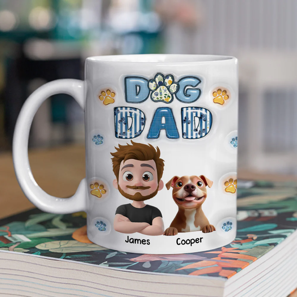My Baby On Top Of All - Personalized Custom 3D Inflated Effect Mug - Image 2