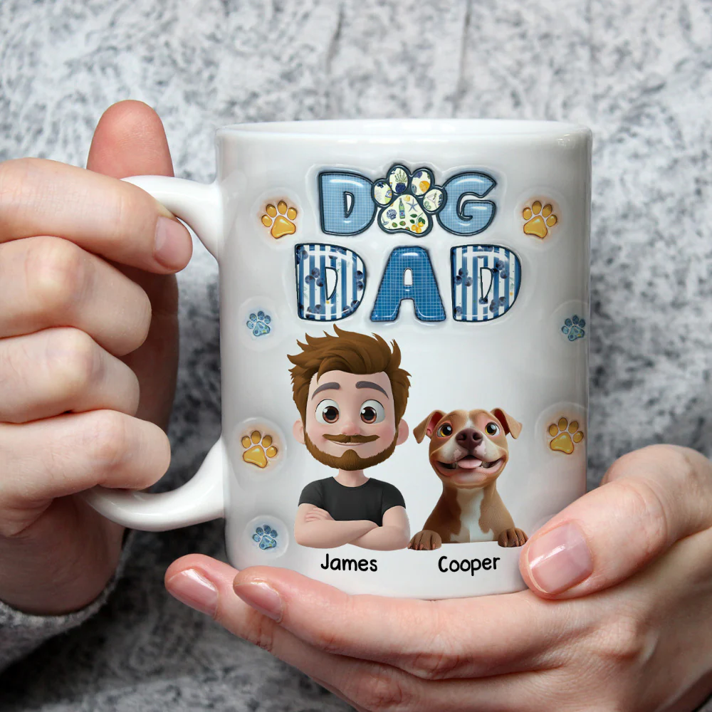 My Baby On Top Of All - Personalized Custom 3D Inflated Effect Mug - Image 3