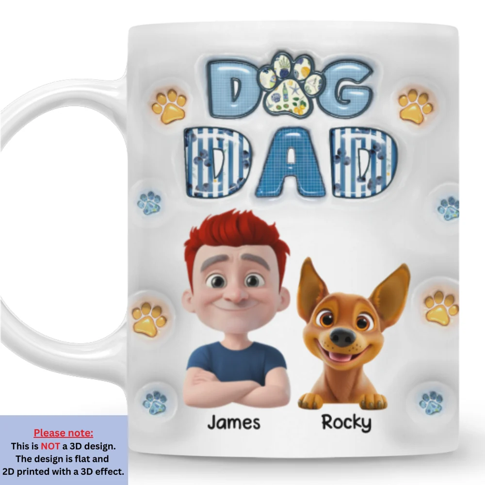My Baby On Top Of All - Personalized Custom 3D Inflated Effect Mug - Image 7