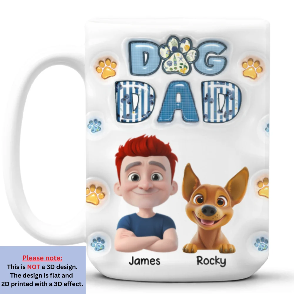 My Baby On Top Of All - Personalized Custom 3D Inflated Effect Mug - Image 8