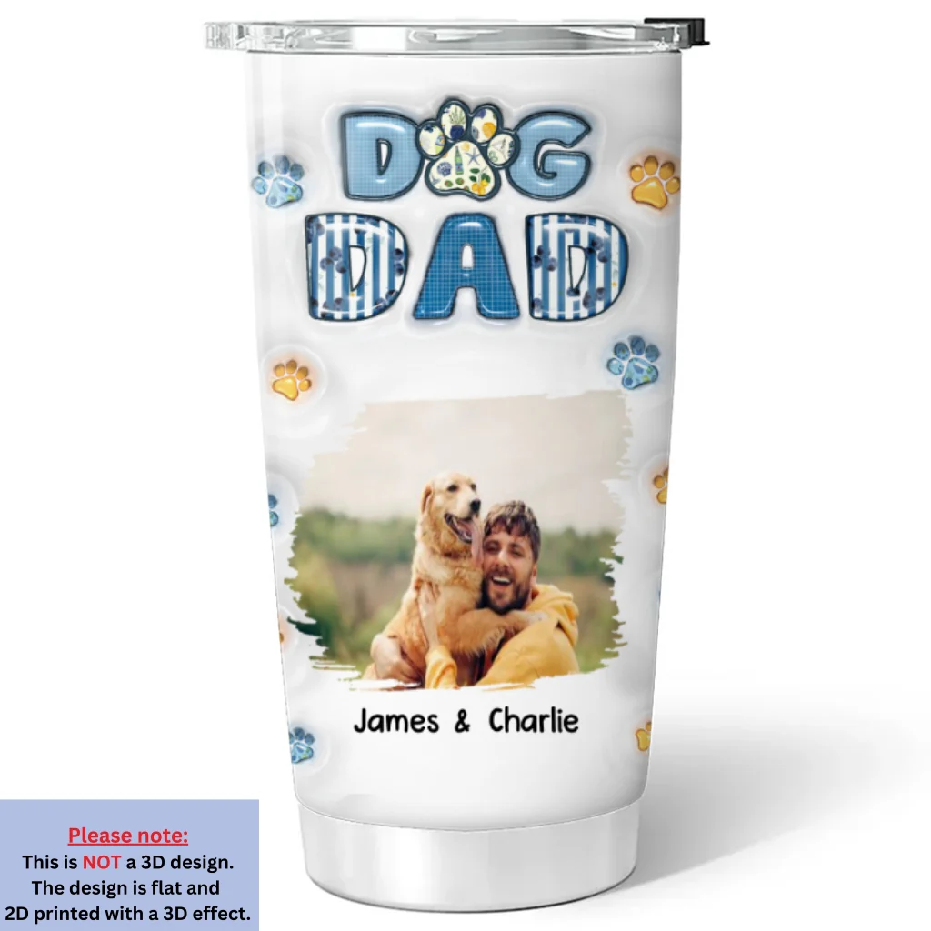 My Baby On Top Of All Version 2 Photo - Personalized Custom 3D Inflated Effect Tumbler - Image 4