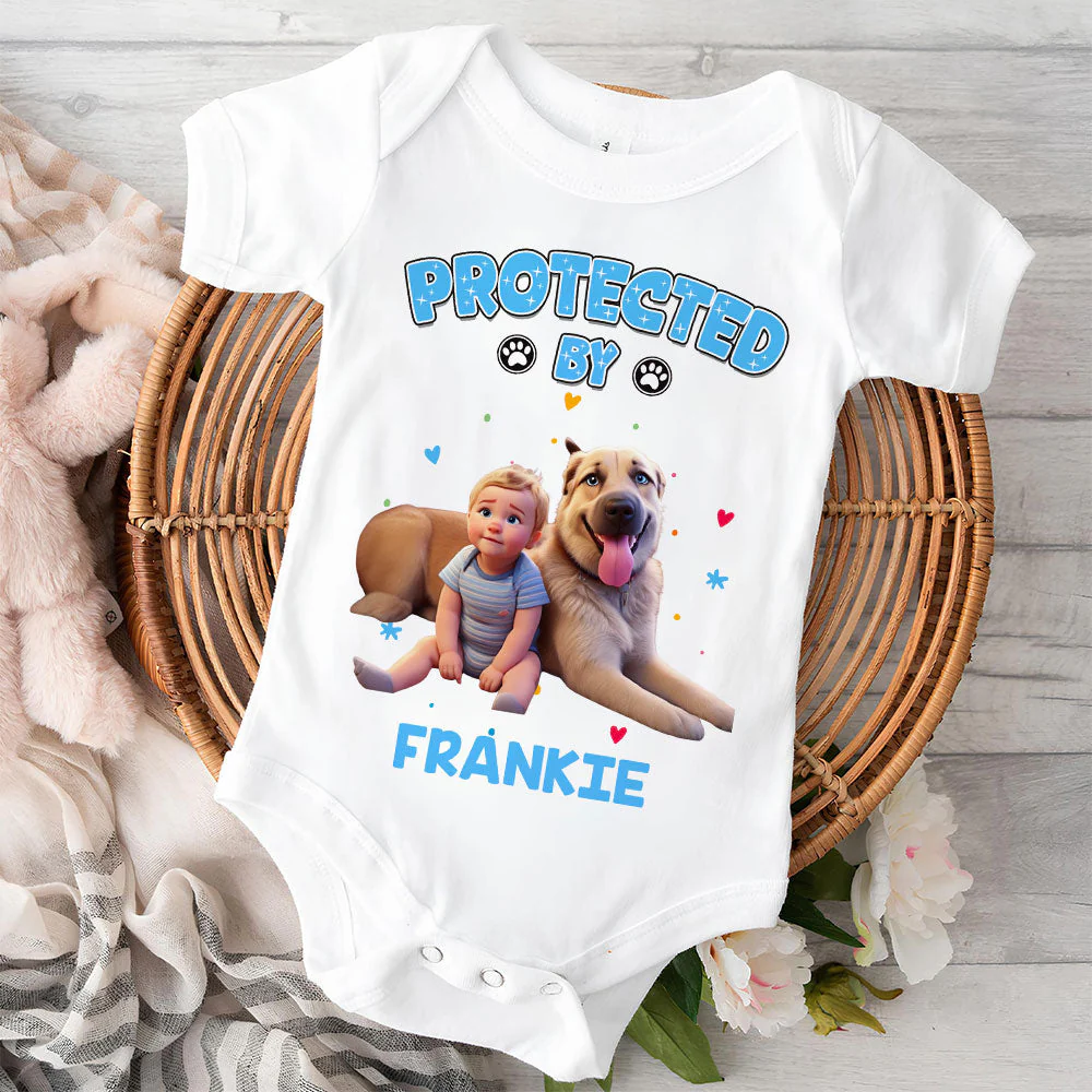 My Best Friend - Personalized Custom Baby Onesie - Image 3