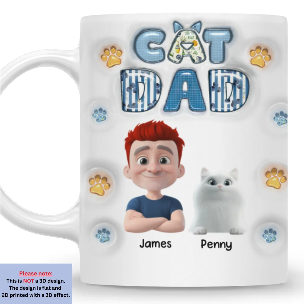 My Cat Baby On Top Of All - Personalized Custom 3D Inflated Effect Mug - Image 8