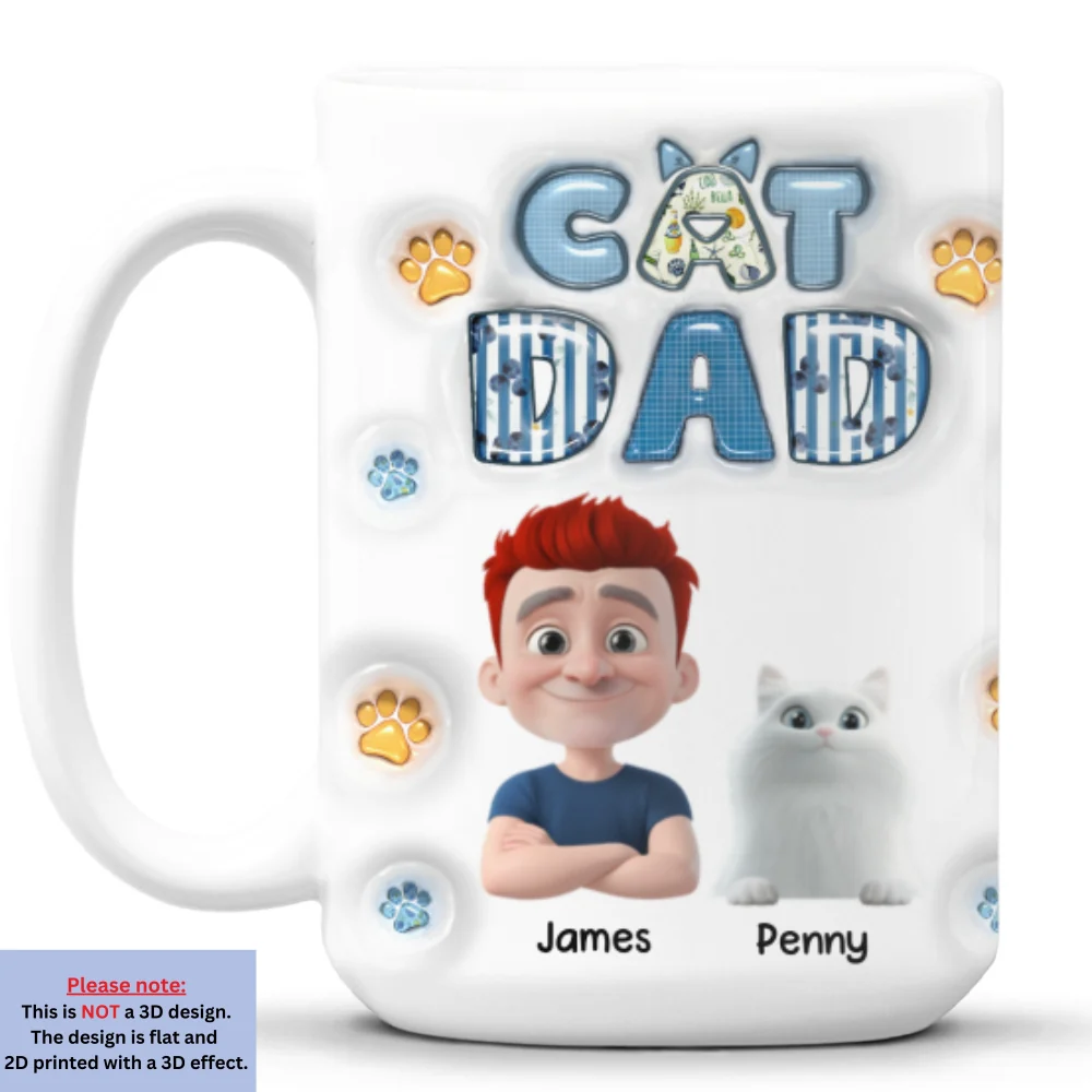 My Cat Baby On Top Of All - Personalized Custom 3D Inflated Effect Mug - Image 9