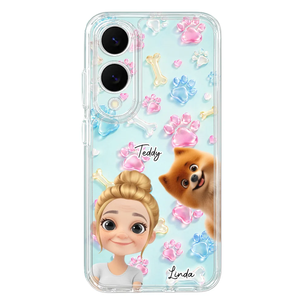 My Dog My Human - Personalized Custom 3D Effect Phone Case - Image 37