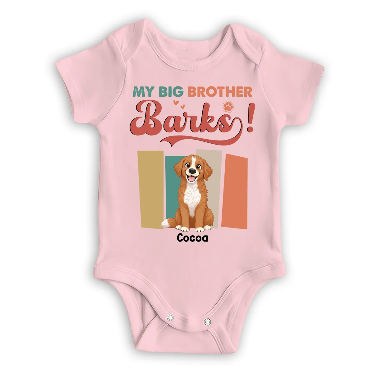 My Dog Protector - Personalized Custom Baby Onesie - Image 10