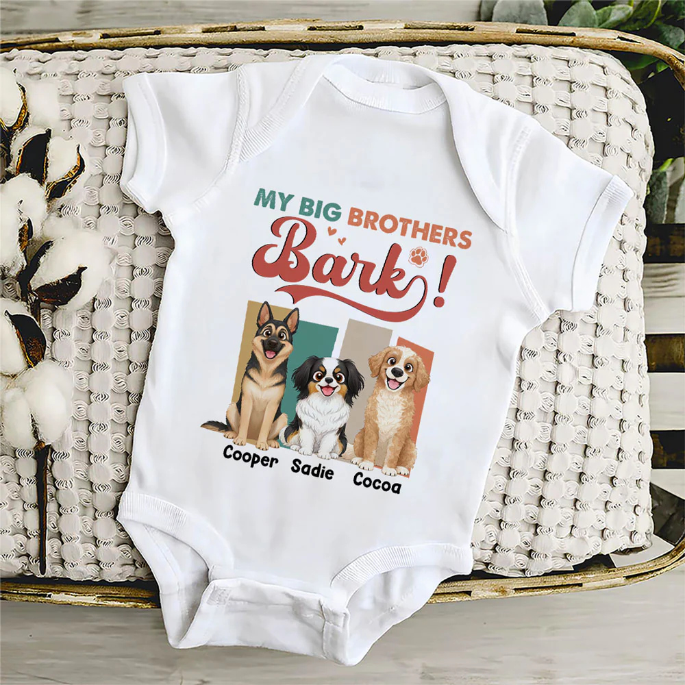 My Dog Protector - Personalized Custom Baby Onesie - Image 5