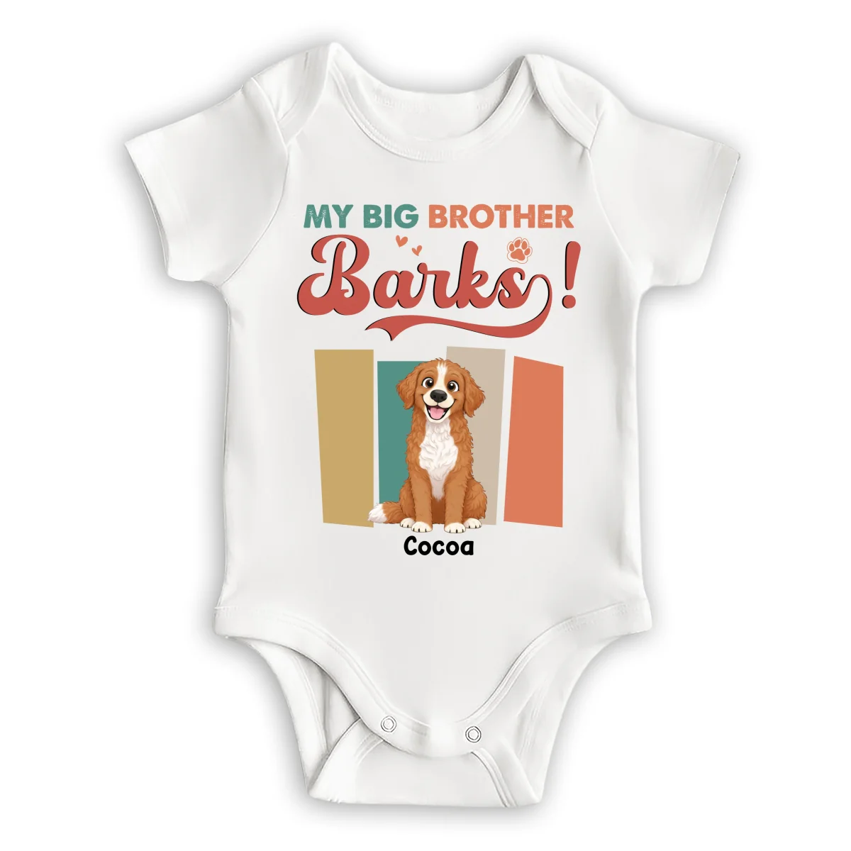 My Dog Protector - Personalized Custom Baby Onesie - Image 7