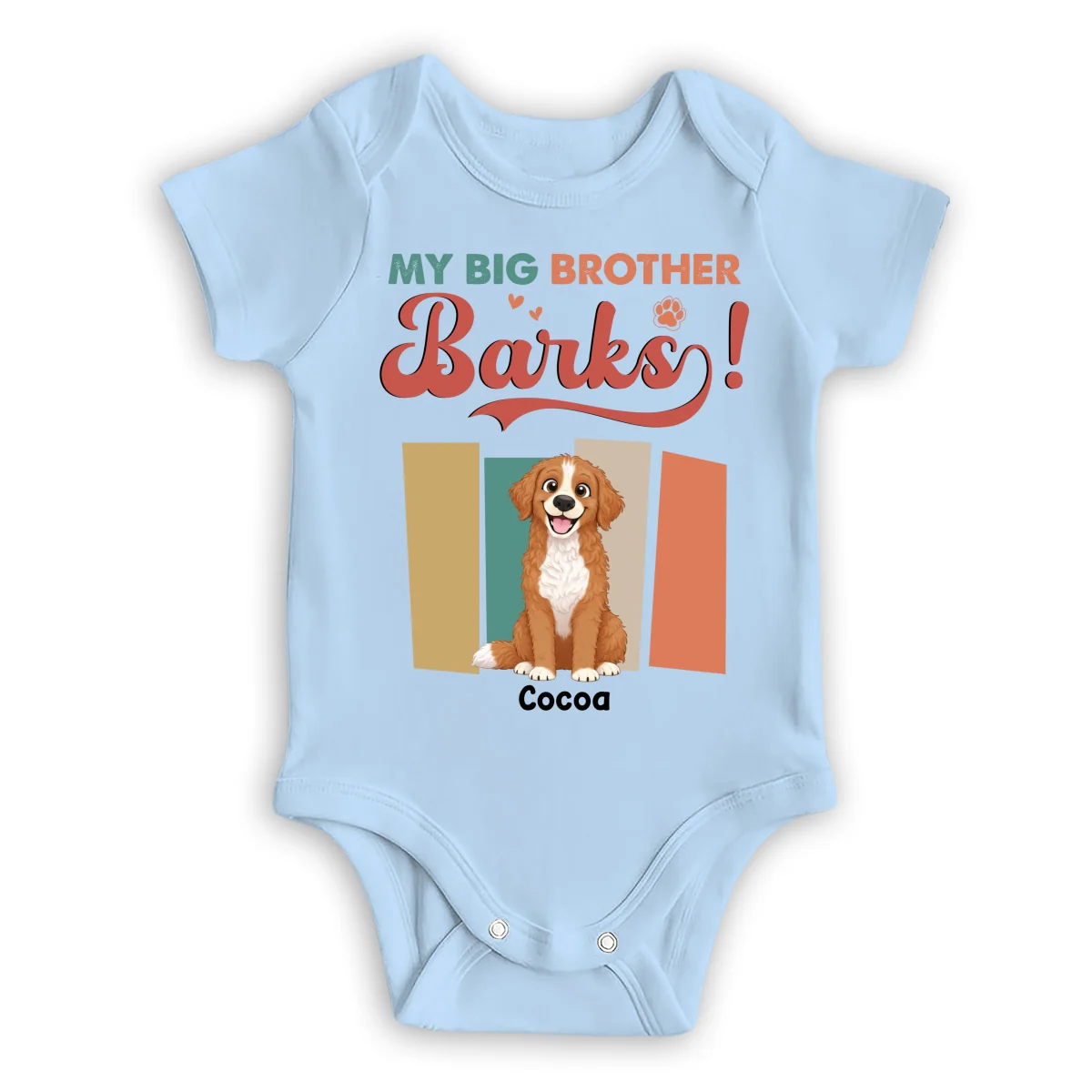 My Dog Protector - Personalized Custom Baby Onesie - Image 9