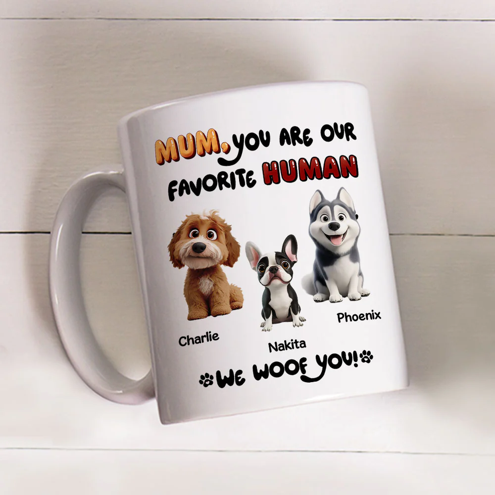 My Favorite Dad Mom - Personalized Custom Coffee Mug - Image 3