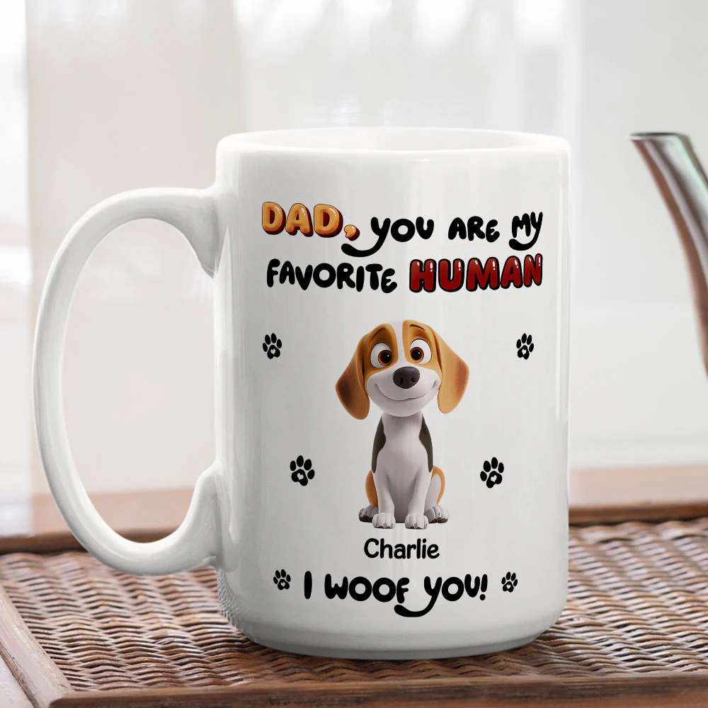 My Favorite Dad Mom - Personalized Custom Coffee Mug - Image 4