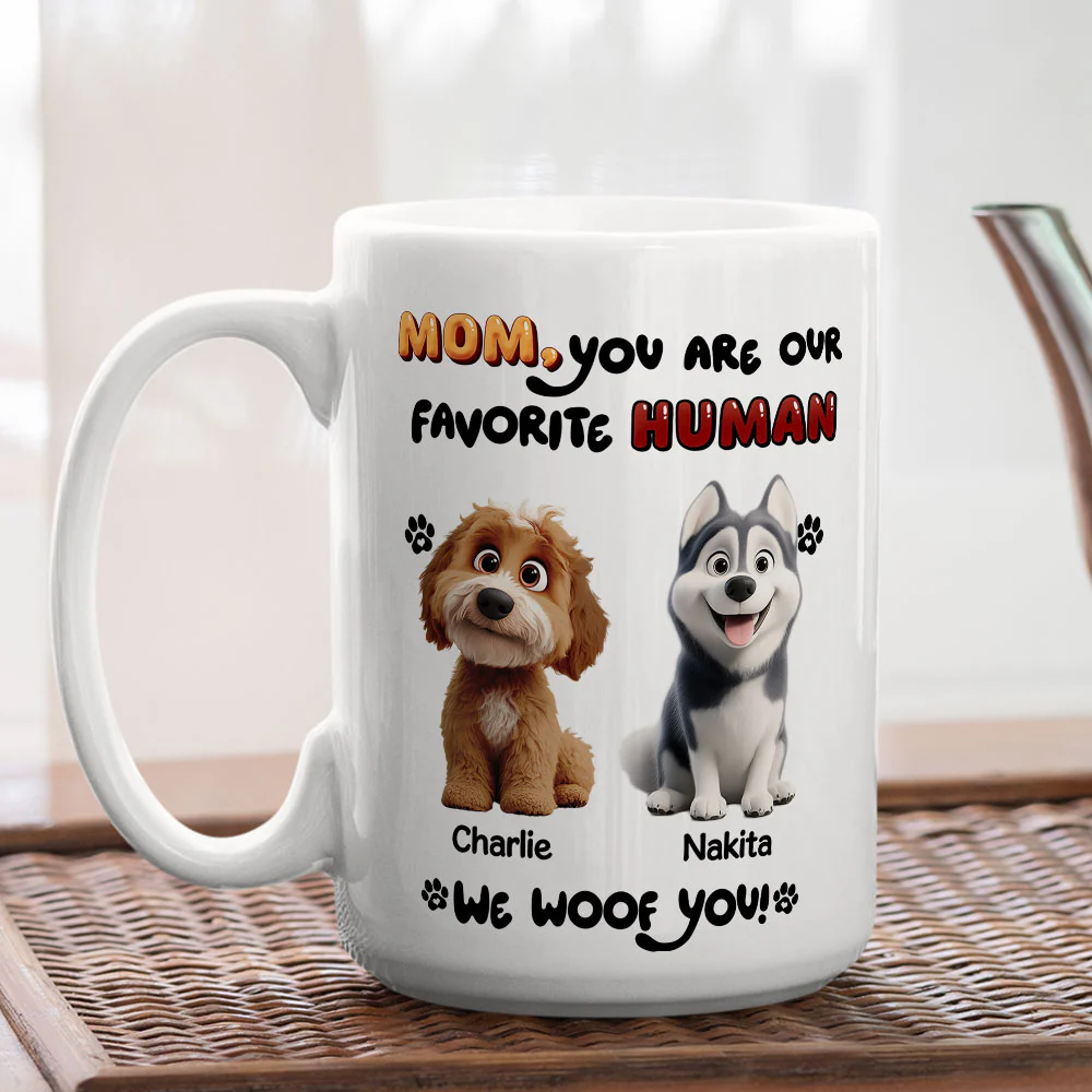 My Favorite Dad Mom - Personalized Custom Coffee Mug - Image 5