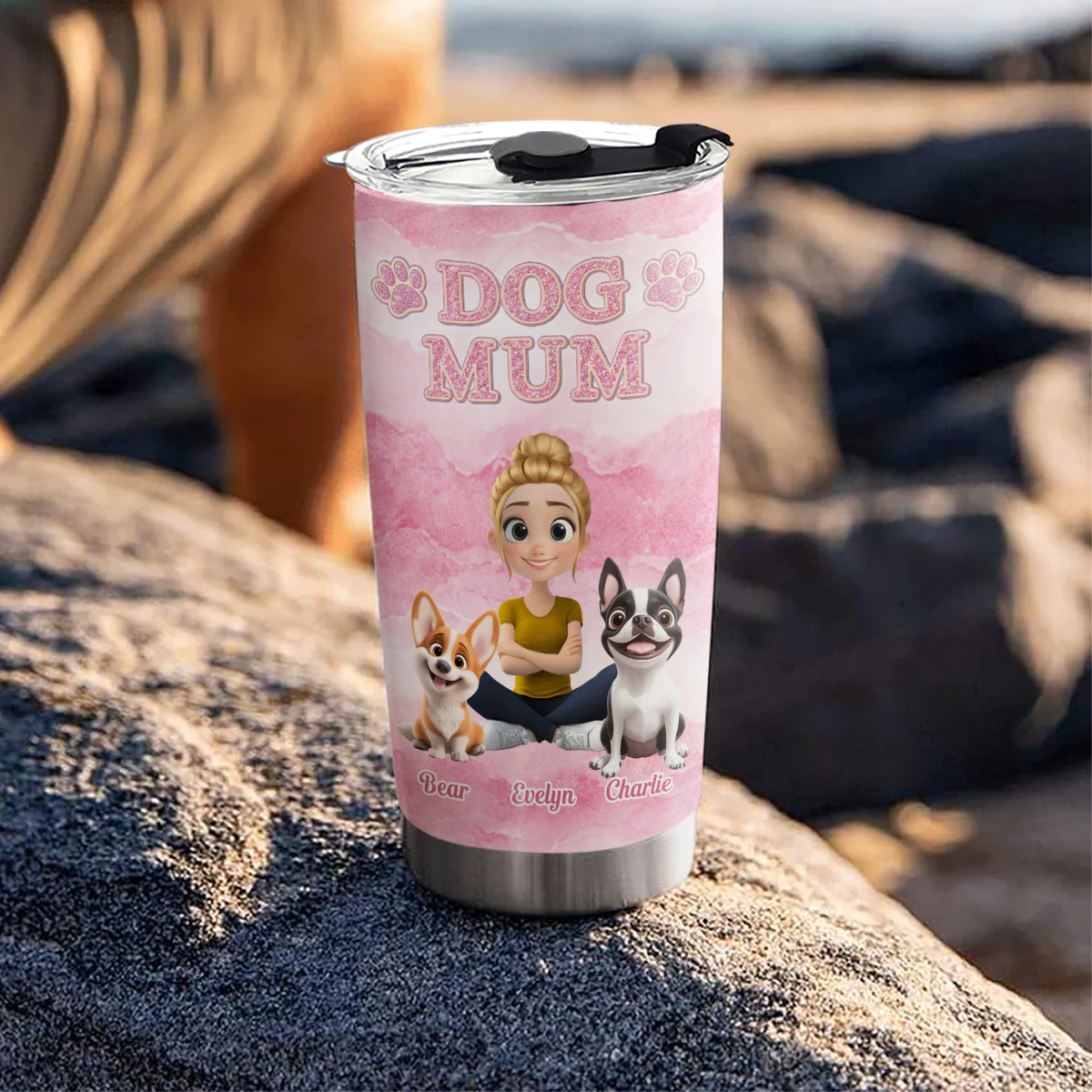My Favorite One - Personalized Custom 3D Effect Tumbler - Image 3