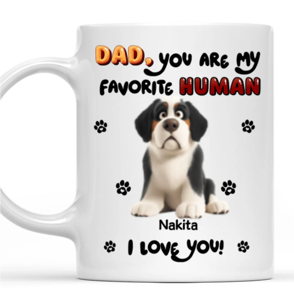 My Favorite Pet Dad Mom - Personalized Custom Coffee Mug - Image 8
